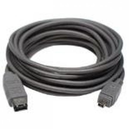 12' IEEE 1394 FireWire Cable - 6 Pin to 4 Pin - TechCraft