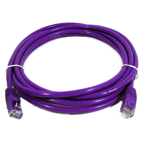 TECH CRAFT  1' Cat5E (350 Mhz) Utp Network Cable - - Techcraft In Purple