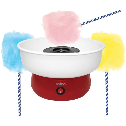 Appareil pour barbe à papa, blanc et rouge