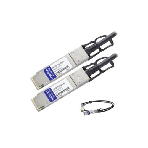 AddOn Dell DAC-QSFP-40G-1M Compatible TAA Compliant 40GBase-CU QSFP+ to QSFP+ Direct Attach Cable