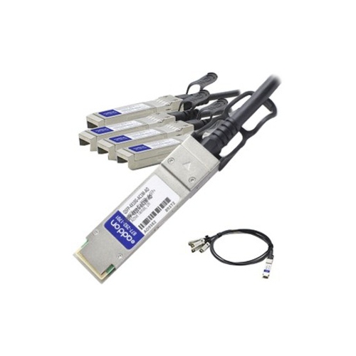 AddOn Cisco Compatible TAA Compliant 40GBase-CU QSFP+ to 4xSFP+ Direct Attach Cable