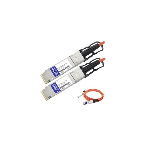 AddOn Cisco QSFP-100G-AOC2M Compatible TAA Compliant 100GBase-AOC QSFP28 to QSFP28 Direct Attach Cable