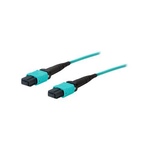 Add-on This Is A 25m Mpo To Mpo (female) 12-strand Aqua Crossover Riser-rated