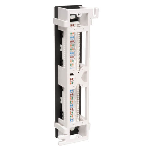 Tripp Lite Cat6/Cat5 110 Patch Panel 12-Port Vertical Wall-Mount -