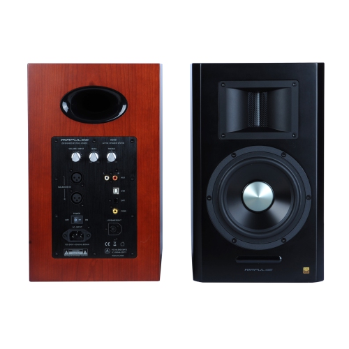 AirPulse A300 Hi-Res Audio Certified Active Speaker Optical, Coaxial, Bluetooth 4.1 aptX, RCA, AUX, and USB Inputs - Pair