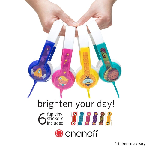 Écouteurs pour enfants à limitation du volume | durables; confortables et personnalisables | répartiteur d’écouteurs intégré