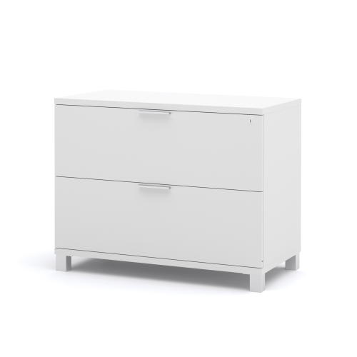 Pro Linea Contemporary 2 Drawer Filing Cabinet White Best Buy