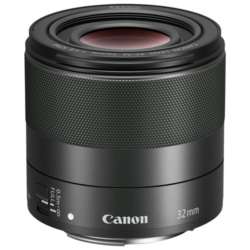 Canon EF-M 32mm f/1.4 STM Lens - Black | Best Buy Canada