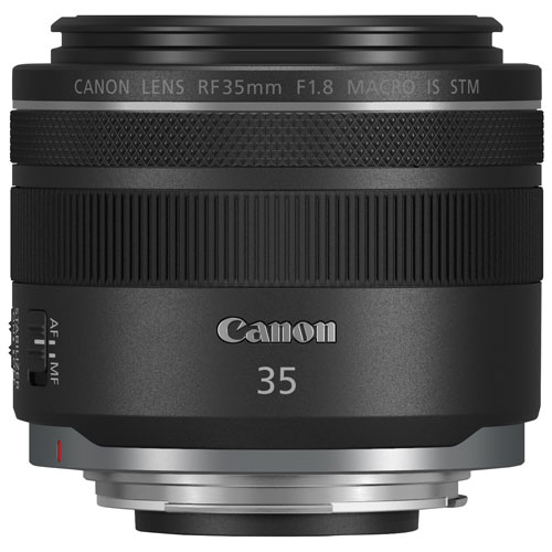 Canon RF 35mm f/1.8 Macro IS STM Lens - Black
