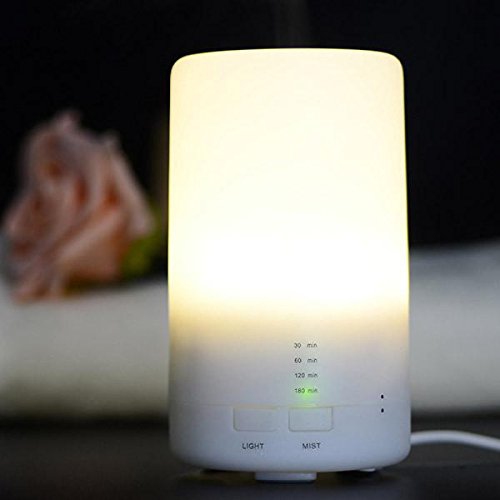 DR.HEALTH  Aroma Diffuser Aromatherapy Essential Oil Diffuser Ultrasonic Cool Mist Humidifier With Changing Colored Led Lights 125Ml