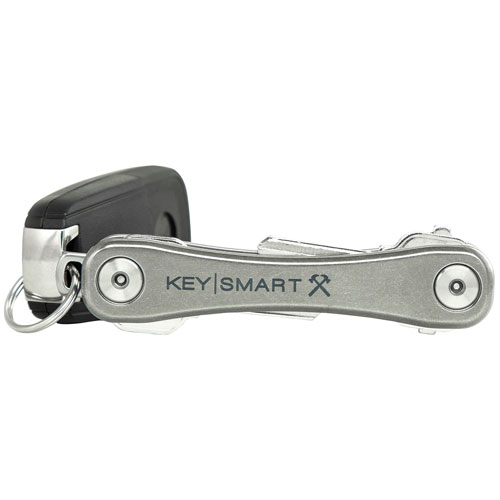 KeySmart Rugged Aluminum Key Holder - Titanium