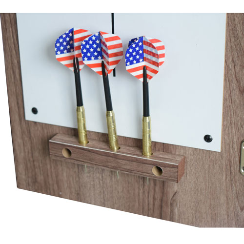 Jeu de fléchettes à pointe en acier avec armoire de 18 po Winchester de Hathaway