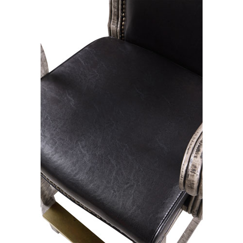 Fauteuil de spectateur de luxe Montecito avec support à queue de billard - Bois flotté