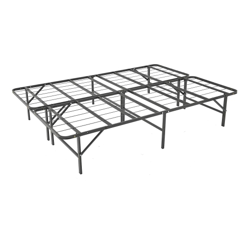 Mattress Foundation Platform Bed Frame, King Size Metal Bed Frame No Box Spring