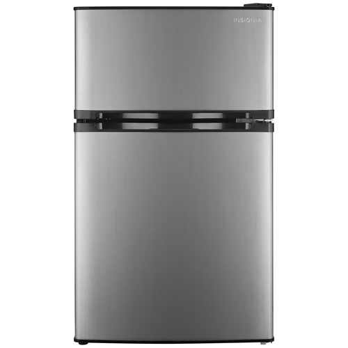 Insignia 3.0 Cu. Ft. Freestanding Bar Fridge (NS-CF30SS9-C) - Grey/Black - Only at Best Buy
