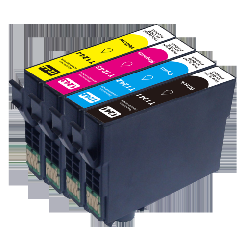Max Saving - 4 Ink replacement T124 Ink Cartridges compatible for Epson T124XL