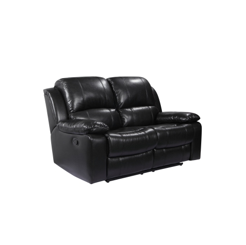 Alux A-Class Luxury Products Home Theatre: Elite Collection Air Leather Recliner Loveseat Only - Colour Black