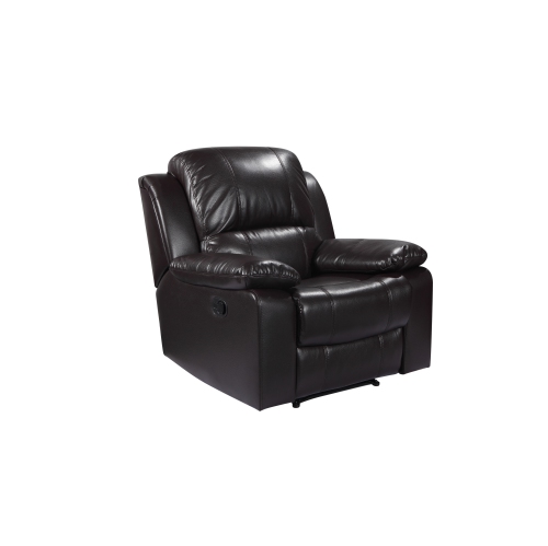 Alux A-Class Luxury Products Home Theatre: Elite Collection Air Leather Recliner Chair Only - Colour Brown