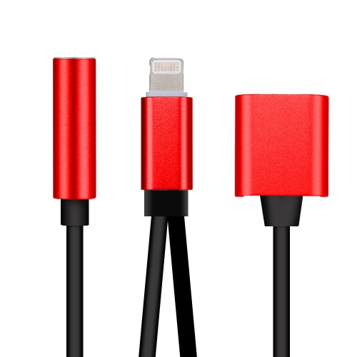 navor 3.5mm Audio + Lightning Charge 2 in 1Adapter Splitter Dongle Aux for iPhone 13 12 13 11 8 7