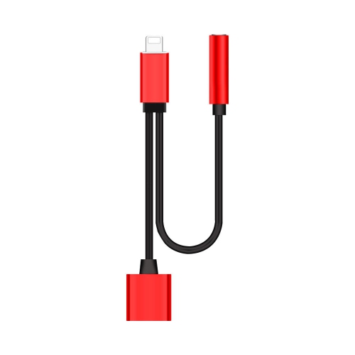 navor 3.5mm Audio + Lightning Charge 2 in 1Adapter Splitter Dongle Aux for iPhone 13 12 13 11 8 7