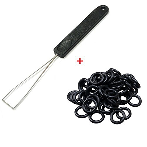 Keycap Puller Tool + 135pcs Rubber O-Ring Sound Dampeners For Mechnial Keyboard Cherry MX Key Switch