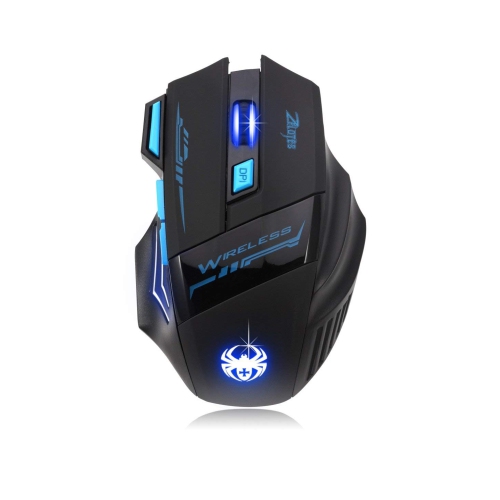 Professional LED Optical 2400 DPI 7 Button USB 2.4G Wireless Gaming Mouse for Pro Game Notebook; PC; Laptop; Computer
