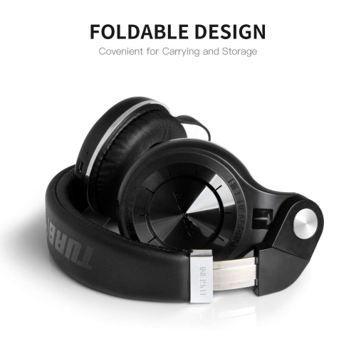 T2 Plus Turbine Wireless Bluetooth Headphones with Mic/Micro SD Card Slot/FM Radio