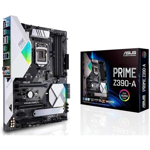 Asus Prime Z390-A Desktop Motherboard - Intel Chipset - Socket H4 LGA-1151