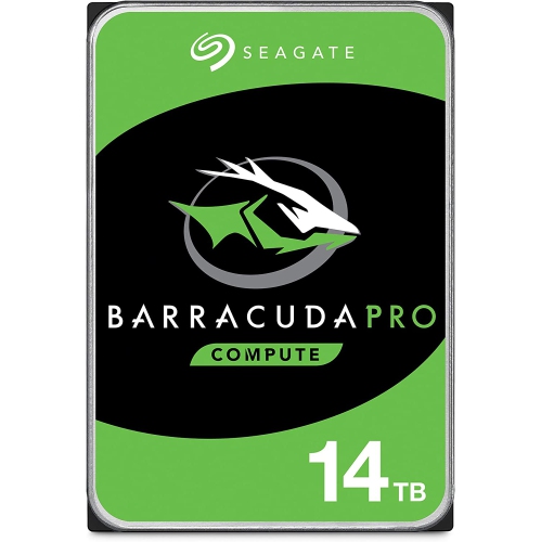 Seagate BarraCuda Pro 14 To de disque dur interne Performance HDD – 3,5 pouces SATA 6 Gbit/s 7200 tr/min 256 Mo de cache pour ordinateur de bureau, r