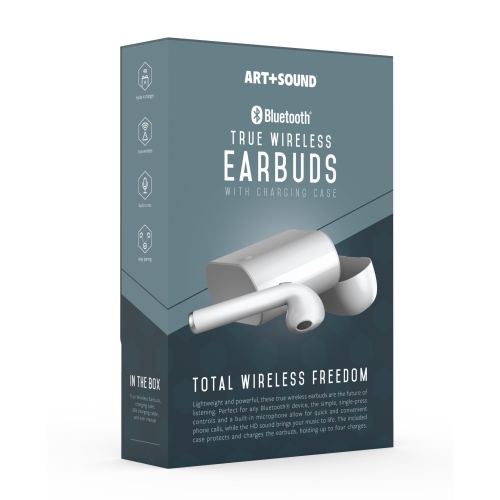 Art+Sound True Wireless Earbuds With Charging Dock