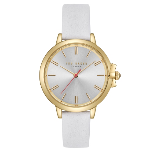 TED BAKER  Ruth Women's 36MM Gold Case Strap Watch In White