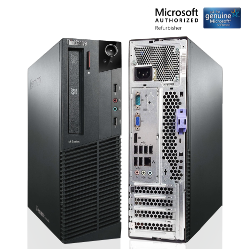 Lenovo ThinkCentre M81 SFF Desktop PC Computer Intel Core i5 2400 8GB 250GB Windows 10 Professional WiFi (2012 Model) by LENOVO - Refurbished condition - Image 6