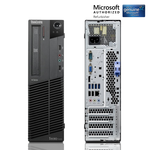 Lenovo ThinkCentre M81 SFF Desktop PC Computer Intel Core i5 2400 8GB 250GB Windows 10 Professional WiFi (2012 Model) by LENOVO - Refurbished condition - Image 7