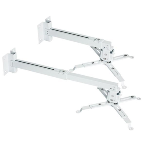 GlobalTone Projector Ceiling Mount Long Pole 25.6" Max 22 Lbs White