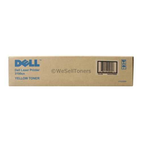 Dell K4974 K5361 Yellow Toner Cartridge 3100cn Genuine New Sealed Box
