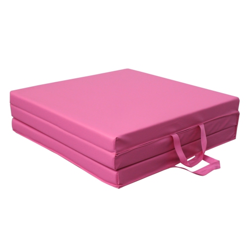 PRISP Tri Folding 6ft Gymnastics, Fitness & Exercise Mat for Home Gym - 180x60x5cm / 6' x 2' x 2"