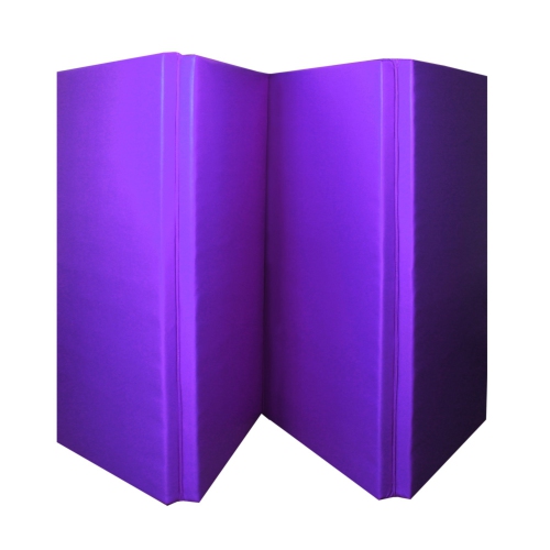 PRISP Folding 8ft Gym Mat for Gymnastics, Tumbling & Fitness; for Home - 240x20x5cm / 8' x 4' x 2"