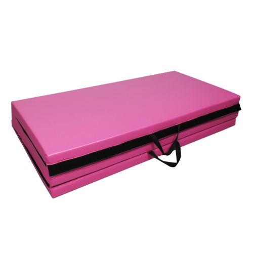 Tapis d'activité pliable 8&nbsp;pi de PRISP pour gymnastique, Tumbling & Fitness; pour la maison - 240x120 x 5&nbsp;cm / 8 x 4 x 2 po