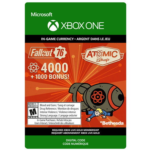 Fallout 76: 5000 Atoms - Digital Download
