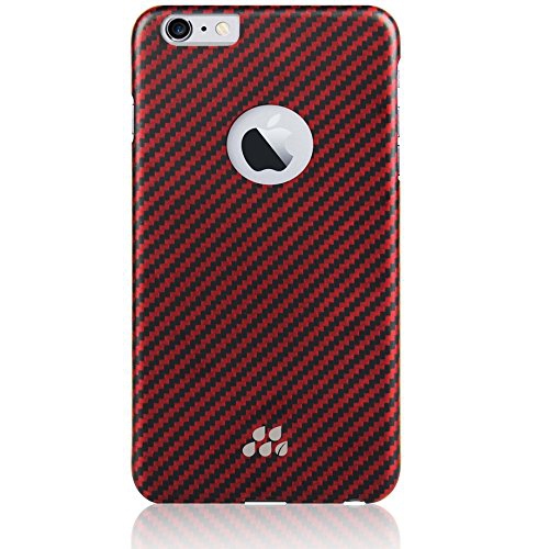 Evutec Karbon S Kozane Carrying Case for Apple iPhone 6 - Retail Packaging - Red/Black