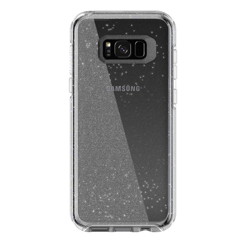 OtterBox SYMMETRY CLEAR SERIES for Samsung Galaxy S8+ - Retail Packaging - STARDUST (SILVER FLAKE CLEAR)