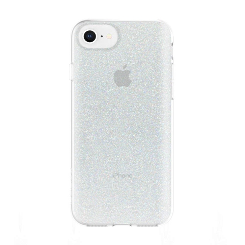 Incipio Apple iPhone 6 6s 7 8 Design Series Case - Iridescent White Glitter