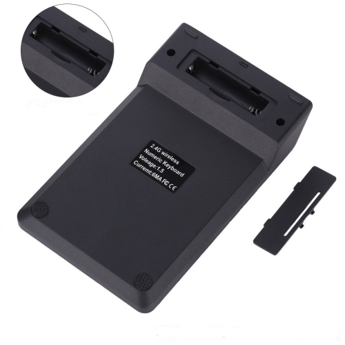 axGear Wireless Numeric Keypad Cordless Number Keyboard Pad 18 Keys 2.4G