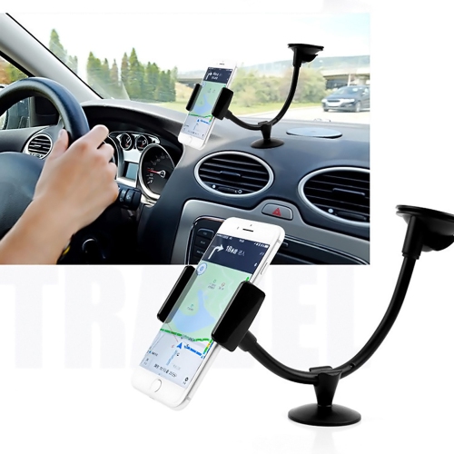 axGear Extra Long Arm Car Windshield Phone Holder Suckion Cup Car Holder Stand