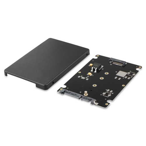 axGear 2.5 Inch SATA to M2 NGFF SSD Enclosure Converter Internal / External Adapter