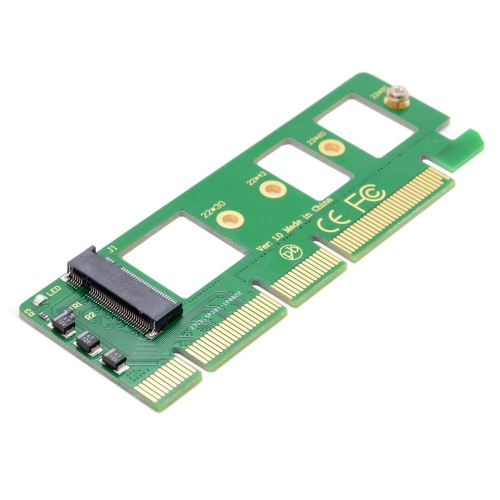 Adaptateur SSD M.2 NVMe NGFF À PCI-E M-Key, carte d'interface M2 à
