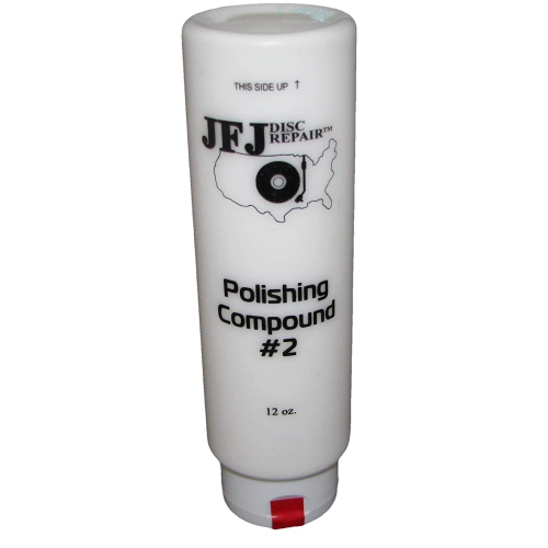 Pâte à polir JFJ Disc Repair, 12 oz, no 2, blanc