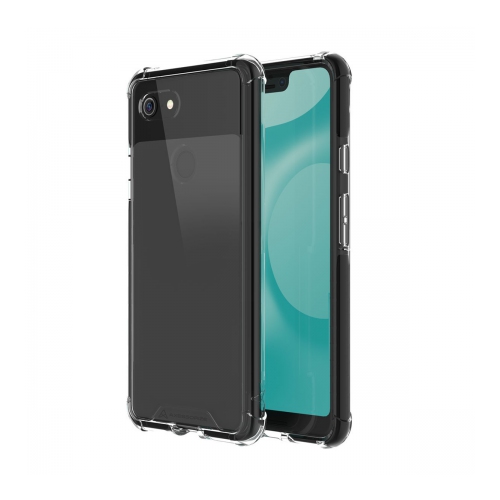 Axessorize PROShield Military-Grade Protection Clear Case for Google Pixel 3 XL | Black
