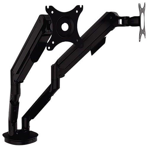 TygerClaw 17" - 30" Tilting Monitor Desktop Mount with Extendable Arms