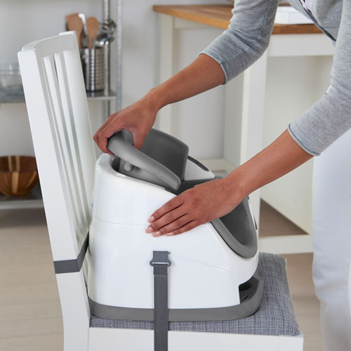 Ingenuity Baby Base 2-in-1 Booster Seat with Tray - Slate
